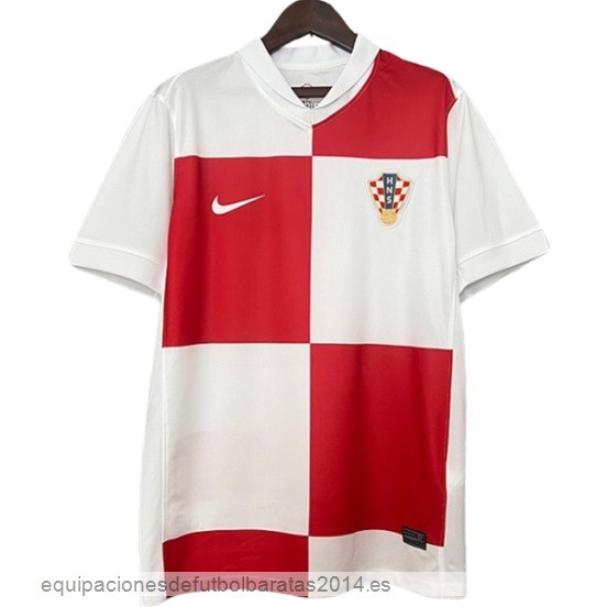 Nuevo Tailandia 1ª Camiseta Croacia 2024 Blanco Rojo Baratas